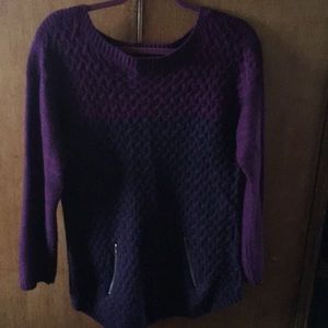 It’s Our Time sweater with faux zippers